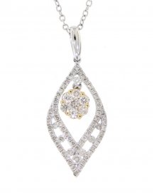 MARQUISE STYLE DIAMOND PENDANT (TP1482)
