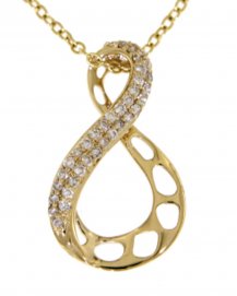 INFINITY STYLE DIAMOND PENDANT (TP1500)