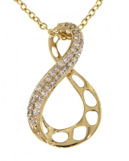 INFINITY STYLE DIAMOND PENDANT (TP1500)
