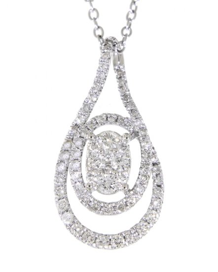 PEAR STYLE DIAMOND PENDANT (TP1505)