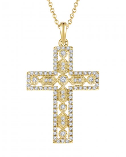 CROSS DIAMOND PENDANT (TP1523)