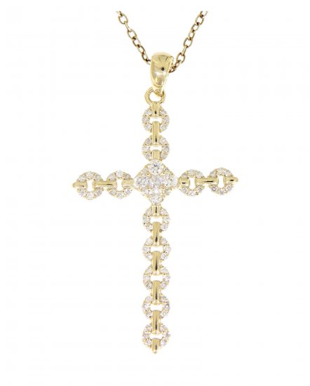 CROSS DIAMOND PENDANT (TP1547)