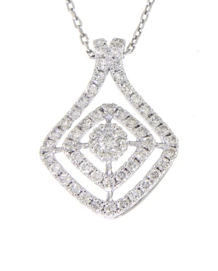 LEAF STYLE DIAMOND PENDANT (TP1610)