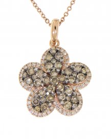 FLORAL STYLE DIAMOND PENDANT (TP1622)