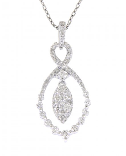 MARQUISE STYLE DIAMOND PENDANT (TP1646)