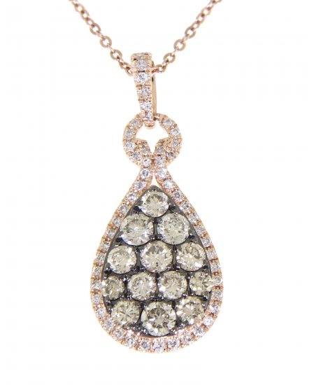 PEAR STYLE DIAMOND PENDANT (TP1671)