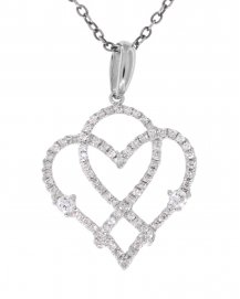 HEART SHAPE DIAMOND PENDANT (TP1717)