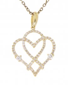 HEART SHAPE DIAMOND PENDANT (TP1717)