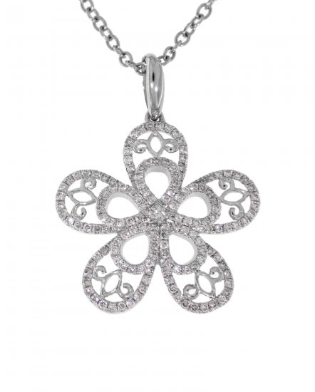 FLORAL STYLE DIAMOND PENDANT (TP1728)