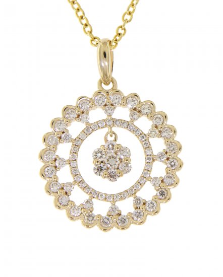 ROUND DIAMOND PENDANT (TP1749)