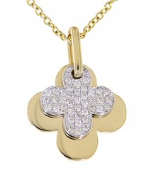CLOVER STYLE DIAMOND PENDANT (TP1754)