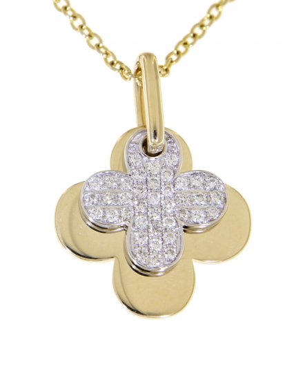 CLOVER STYLE DIAMOND PENDANT (TP1754)