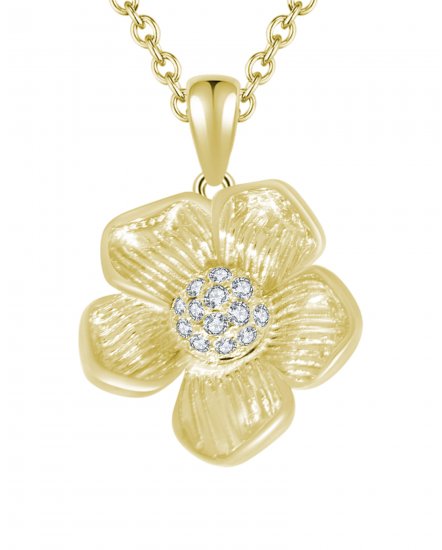 FLORAL STYLE DIAMOND PENDANT (TP1762)