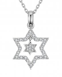 JEWISH STAR DIAMOND PENDANT (TP1773)