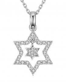 JEWISH STAR DIAMOND PENDANT (TP1773)