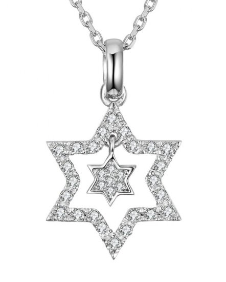 JEWISH STAR DIAMOND PENDANT (TP1773)