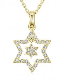 JEWISH STAR DIAMOND PENDANT (TP1773)