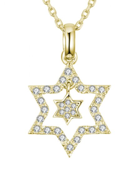 JEWISH STAR DIAMOND PENDANT (TP1773)