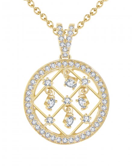 ROUND DIAMOND PENDANT (TP1802)