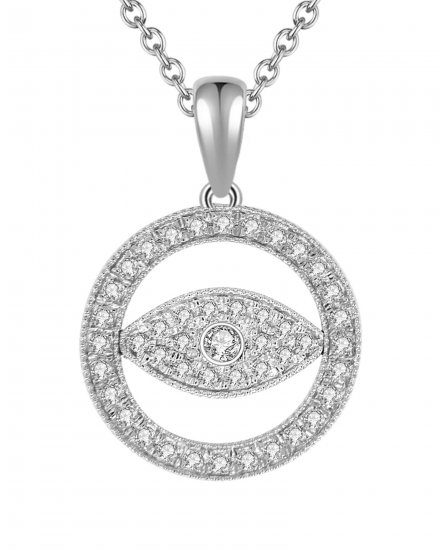 EVIL EYE DIAMOND PENDANT (TP1811)