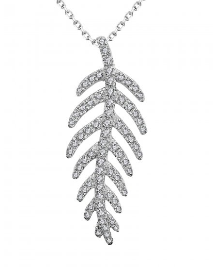 LEAF STYLE DIAMOND PENDANT (TP1822)