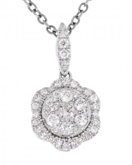 FLORAL STYLE DIAMOND PENDANT (TP1839)