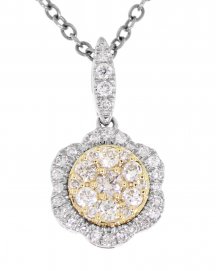FLORAL STYLE DIAMOND PENDANT (TP1839)