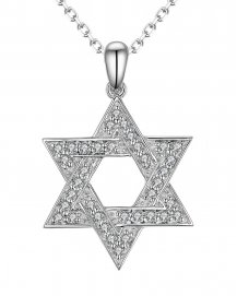 JEWISH STAR DIAMOND PENDANT (TP1841)