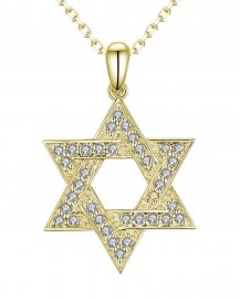 JEWISH STAR DIAMOND PENDANT (TP1841)