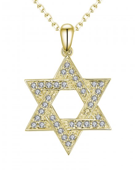 JEWISH STAR DIAMOND PENDANT (TP1841)