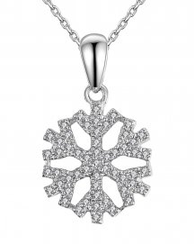 SNOW FLAKE STYLE DIAMOND PENDANT (TP1842)