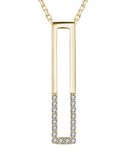 STRAIGHT BAR DIAMOND PENDANT (TP1843)