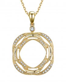 SQUARE SHAPE DIAMOND PENDANT (TP1852)