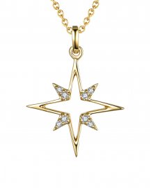 NORTH STAR STYLE DIAMOND PENDANT (TP1856)