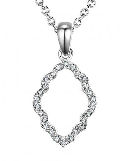 LEAF STYLE DIAMOND PENDANT (TP1864)