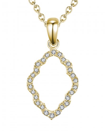 LEAF STYLE DIAMOND PENDANT (TP1864)