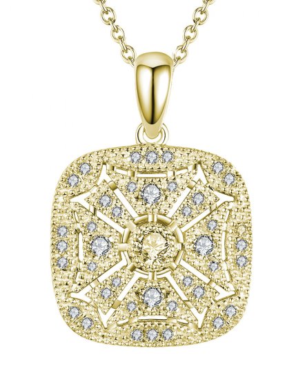 SQUARE SHAPE DIAMOND PENDANT (TP1884)