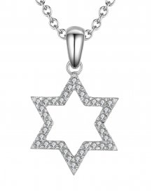JEWISH STAR DIAMOND PENDANT (TP1887)