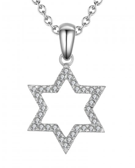 JEWISH STAR DIAMOND PENDANT (TP1887)