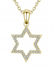 JEWISH STAR DIAMOND PENDANT (TP1887)