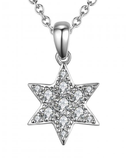 JEWISH STAR DIAMOND PENDANT (TP1894)