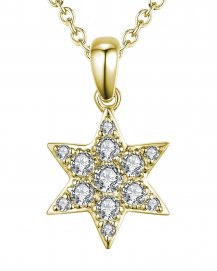 JEWISH STAR DIAMOND PENDANT (TP1894)