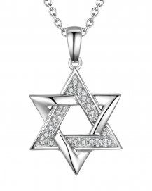 JEWISH STAR DIAMOND PENDANT (TP1906)