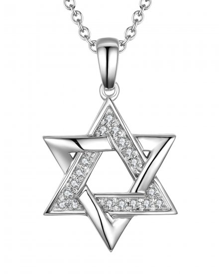 JEWISH STAR DIAMOND PENDANT (TP1906)