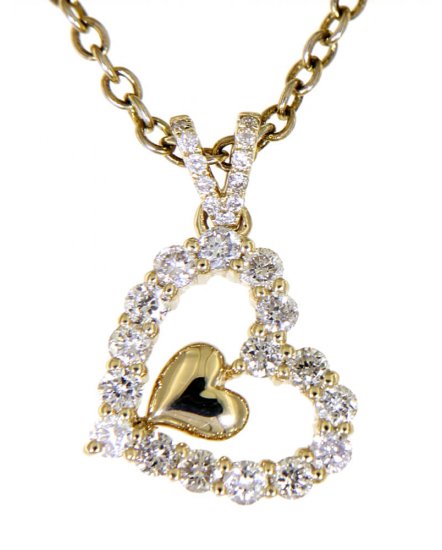HEART SHAPE DIAMOND PENDANT (TP1926)