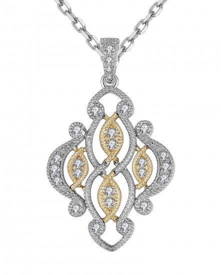 UNIQUE DIAMOND PENDANT (TP1957)