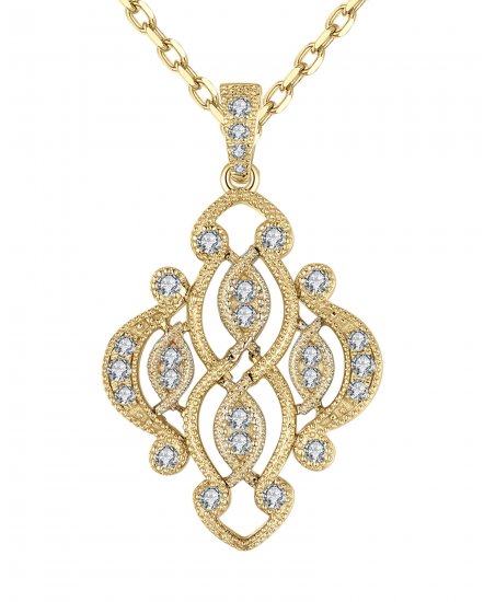UNIQUE DIAMOND PENDANT (TP1957)