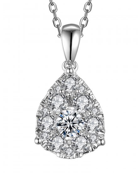 PEAR STYLE DIAMOND PENDANT (TP2002)