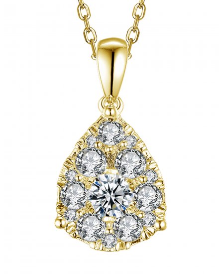 PEAR STYLE DIAMOND PENDANT (TP2002)