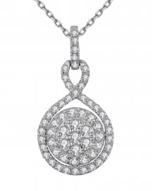 ROUND CLUSTER DIAMOND PENDANT (TP2053)